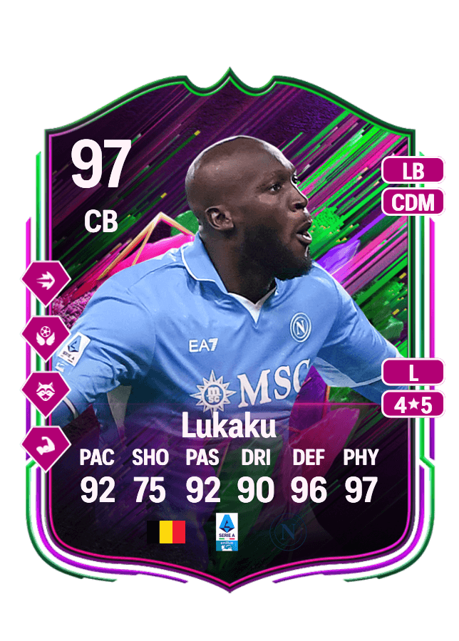 Romelu Lukaku card