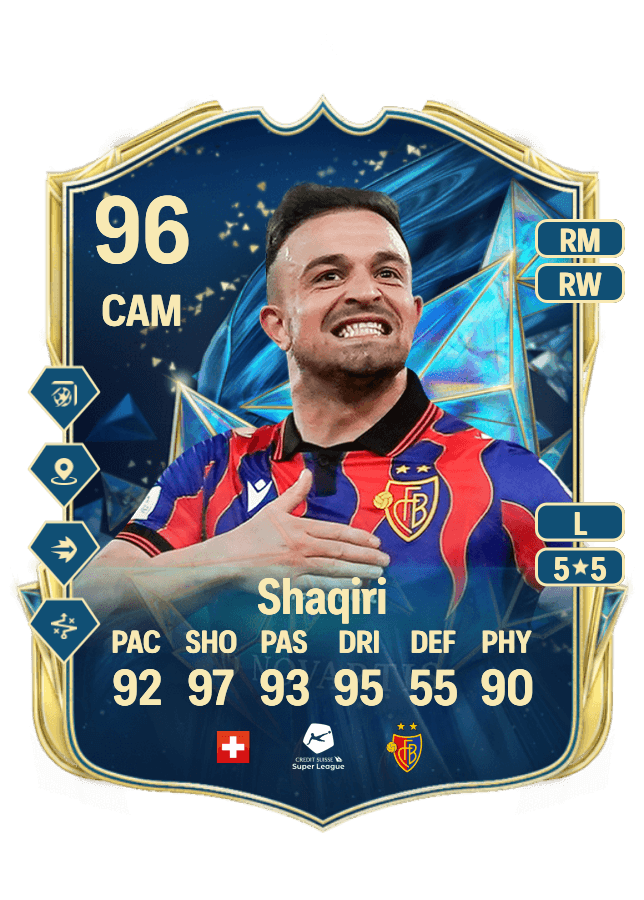 Xherdan Shaqiri card