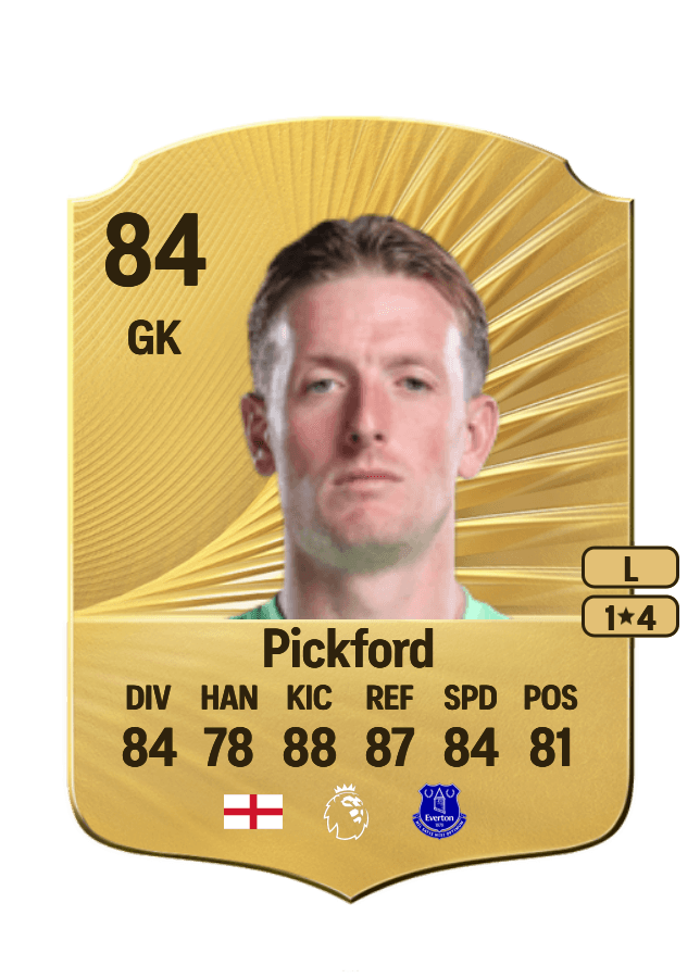 Jordan Pickford card