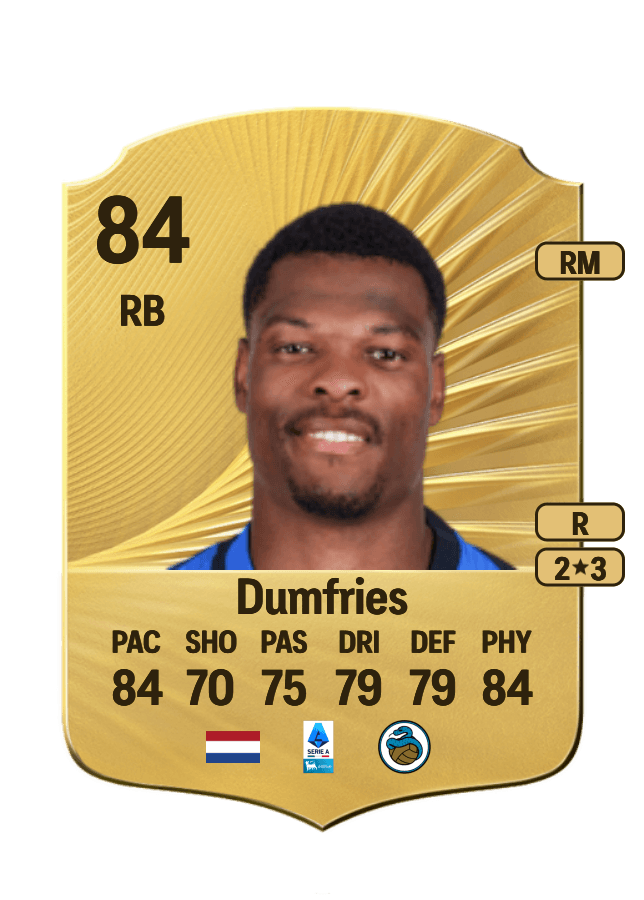 Denzel Dumfries card