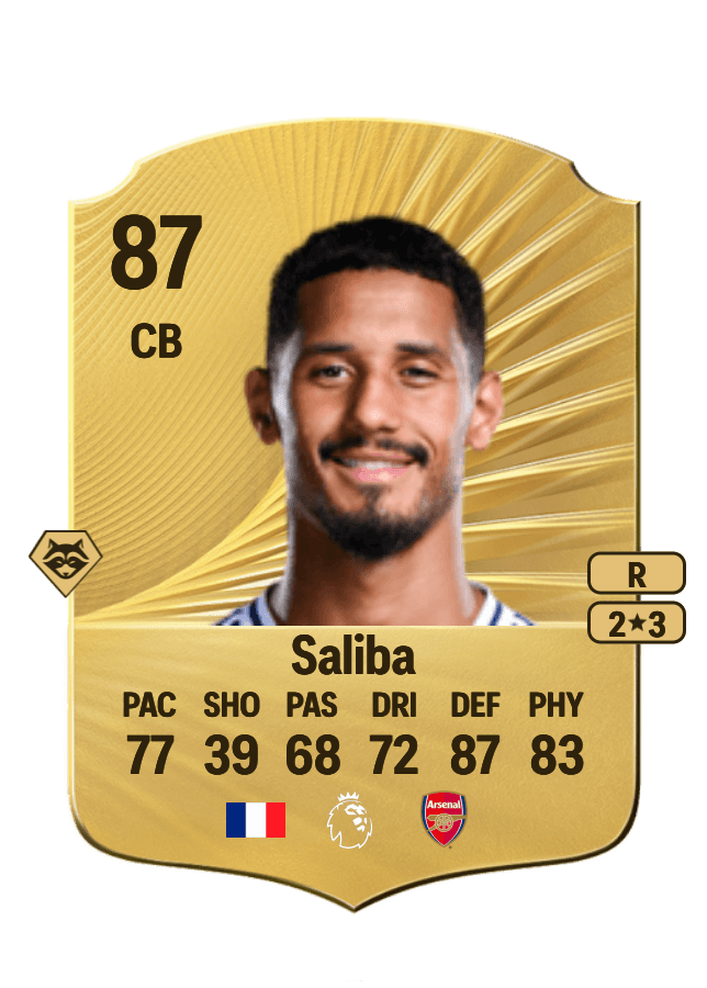 William Saliba card