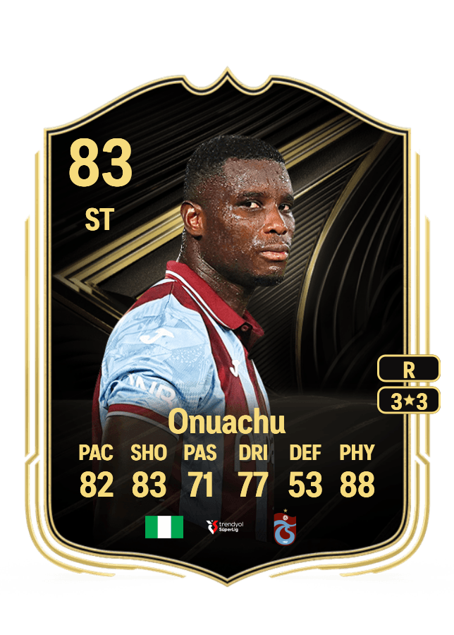 Paul Onuachu card