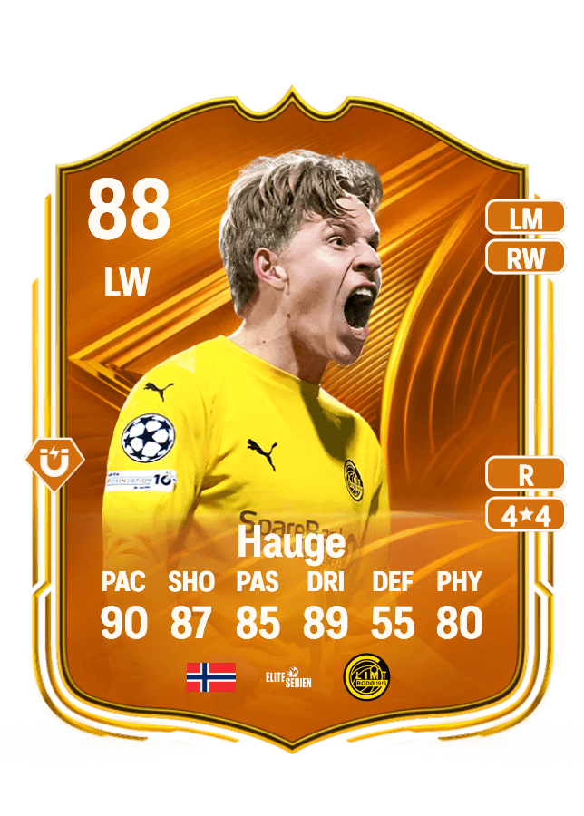 Jens Petter Hauge card