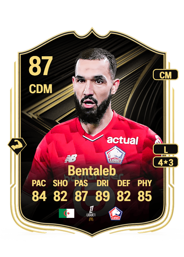 Nabil Bentaleb card
