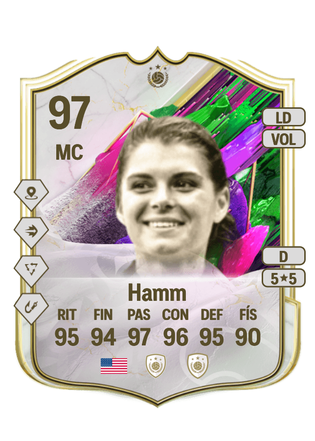 Mia Hamm card