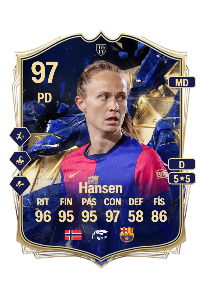 Caroline Graham Hansen card