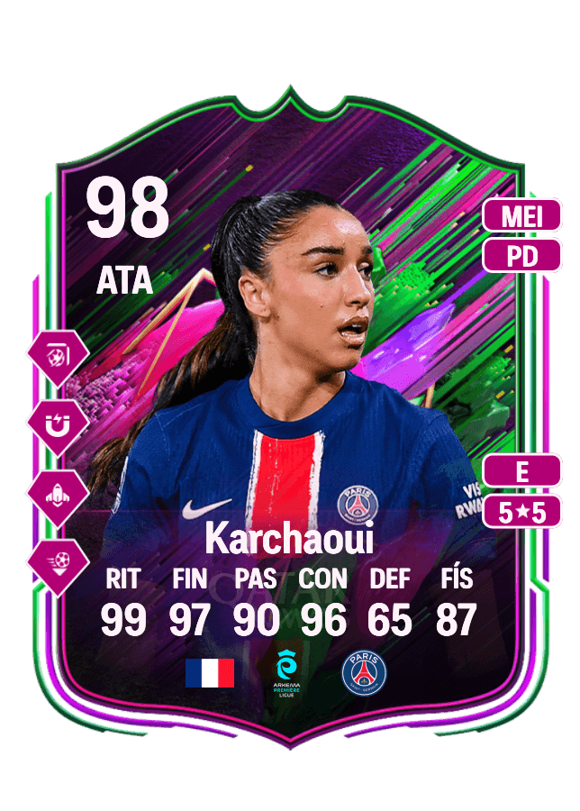 Sakina Karchaoui card