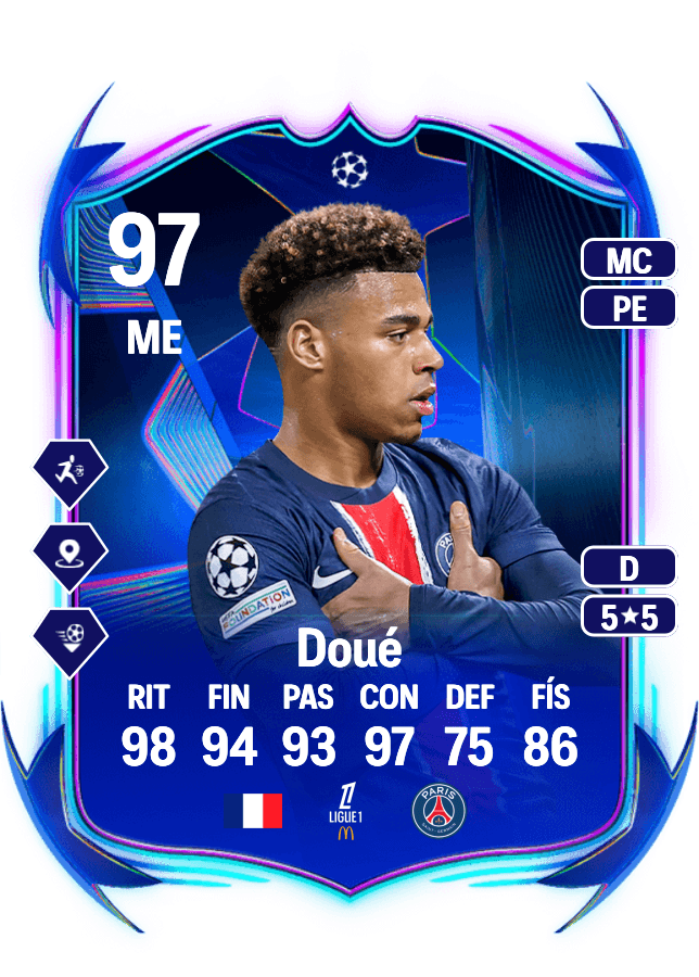 Désiré Doué card