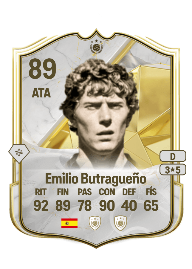 Emilio Butragueño card