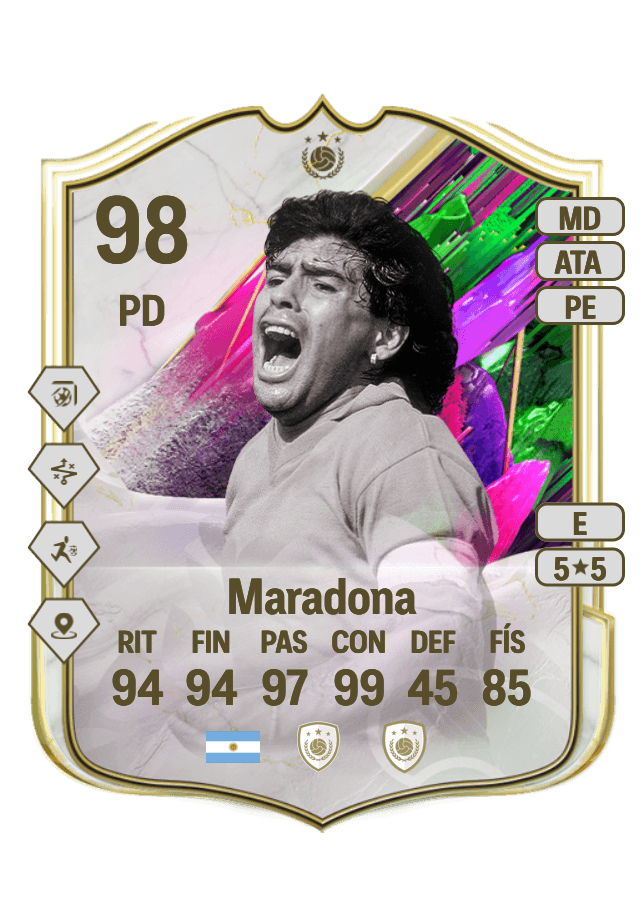 Diego Armando Maradona card