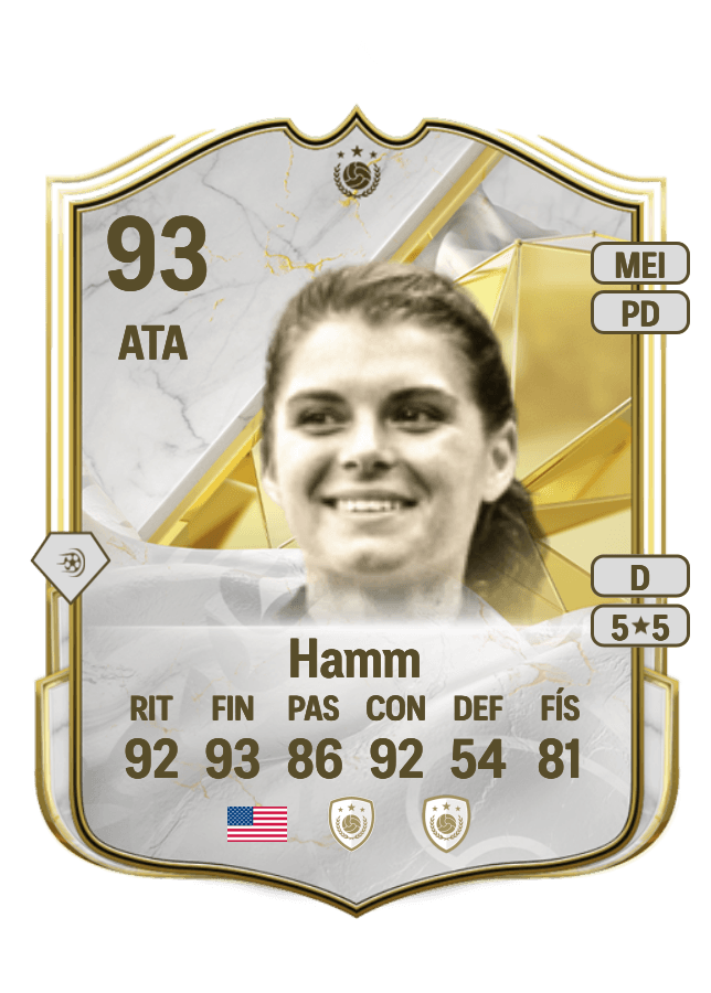 Mia Hamm card