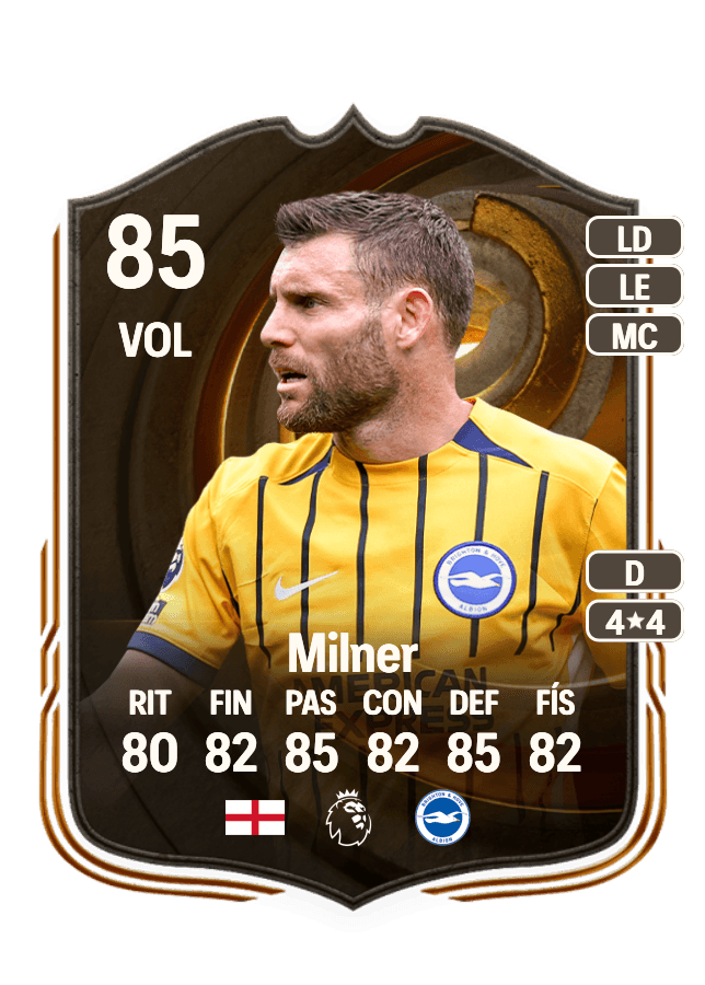 James Milner card