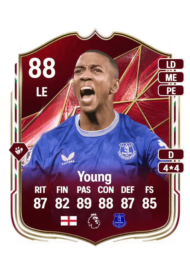 Ashley Young card