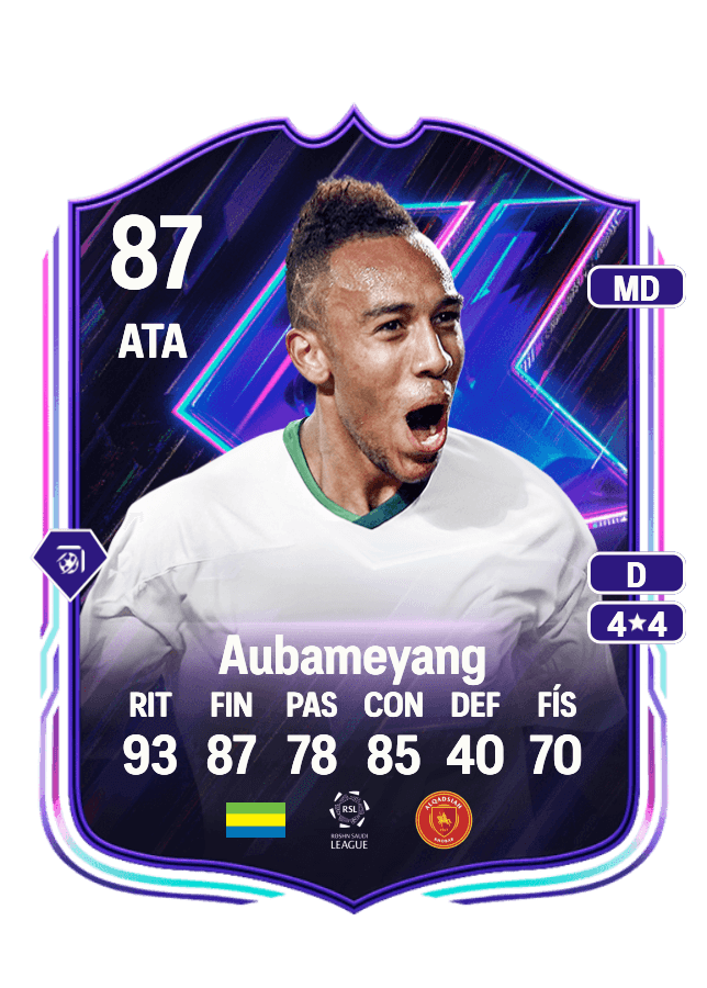 Pierre-Emerick Aubameyang card