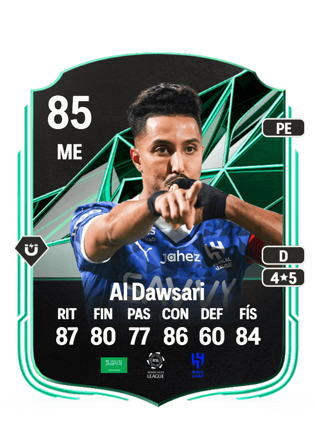 Salem Al Dawsari card