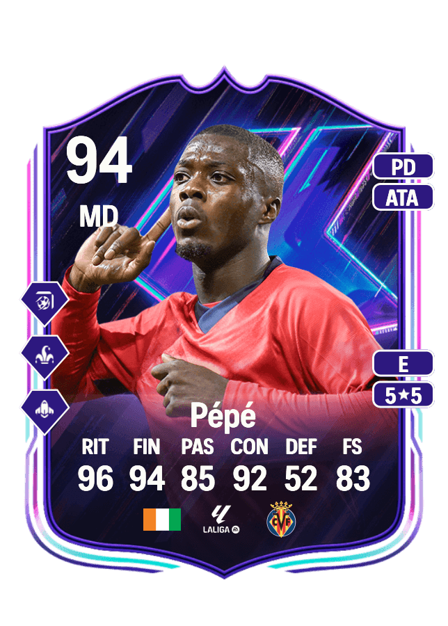 Nicolas Pépé card