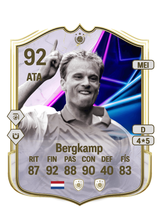 Dennis Bergkamp card