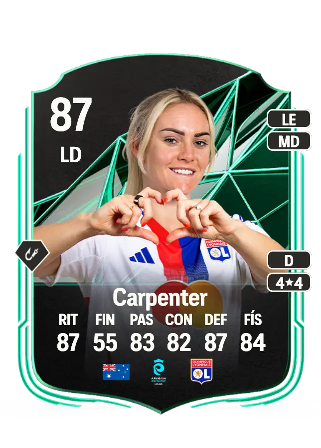 Ellie Carpenter card