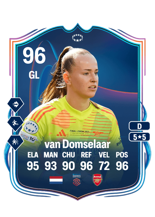 Daphne van Domselaar card