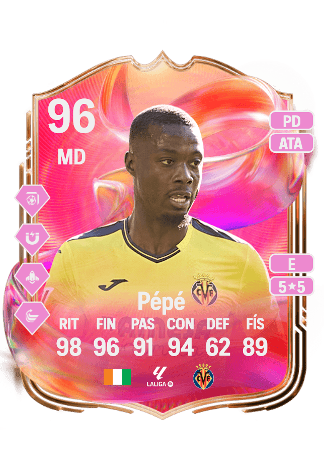 Nicolas Pépé card