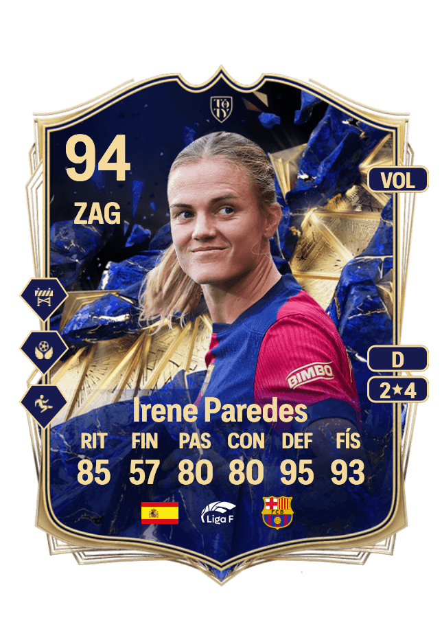 Irene Paredes card
