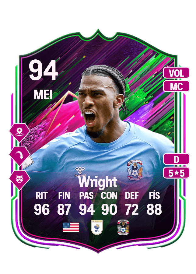 Haji Wright card