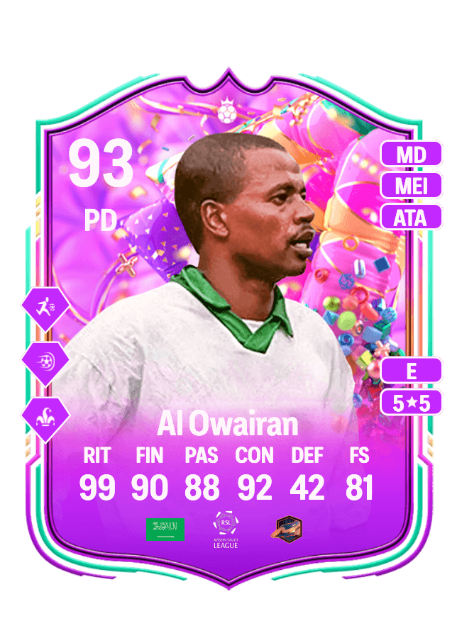 Saeed Al Owairan card