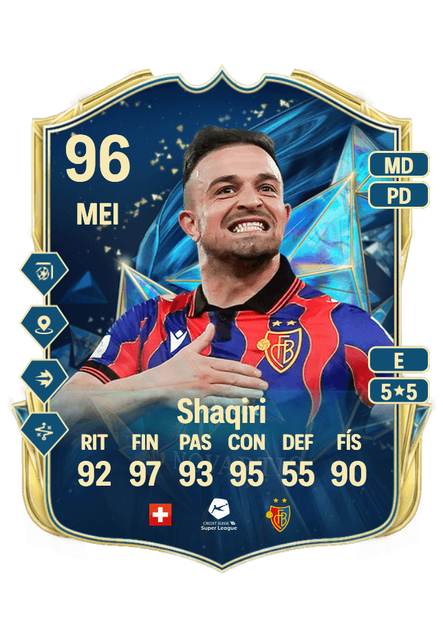 Xherdan Shaqiri card