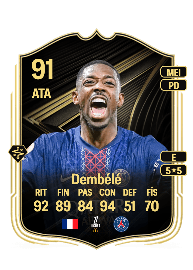 Ousmane Dembélé card