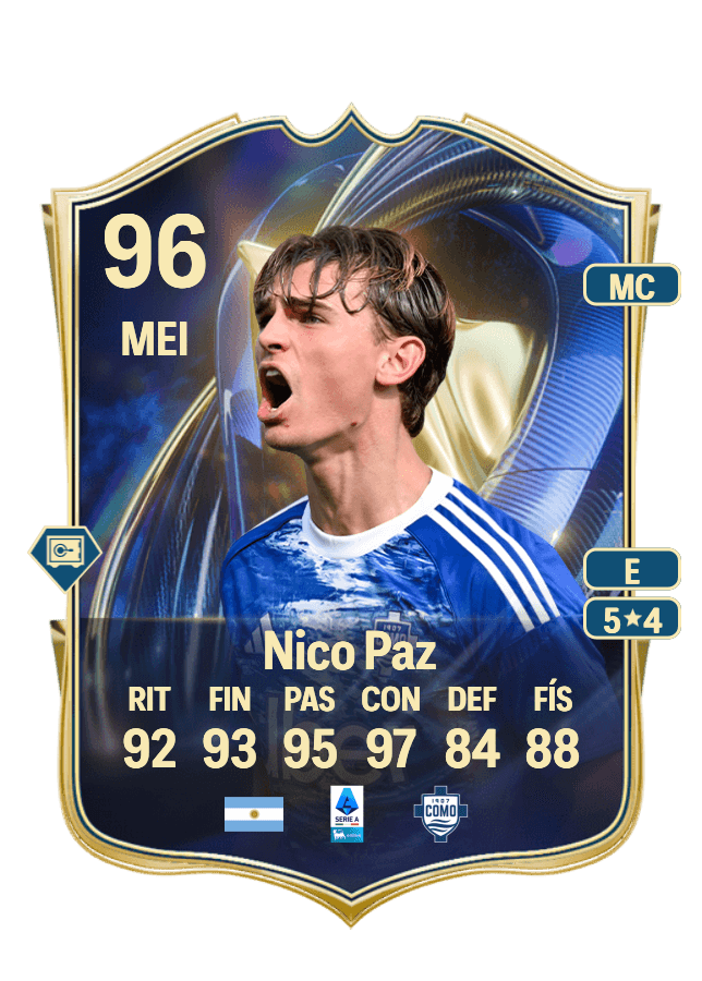 Nico Paz card