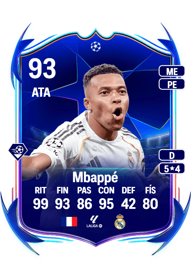 Kylian Mbappé card