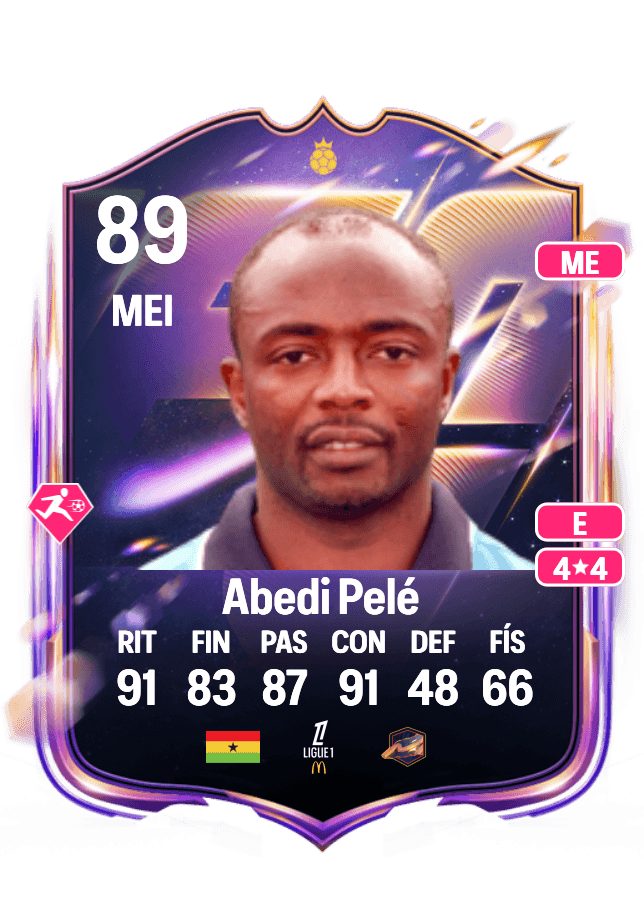 Abedi Pelé card