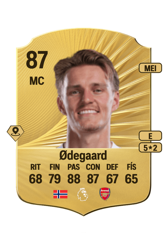 Martin Ødegaard card