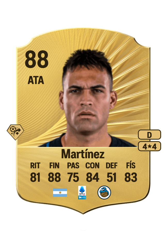 Lautaro Martínez card