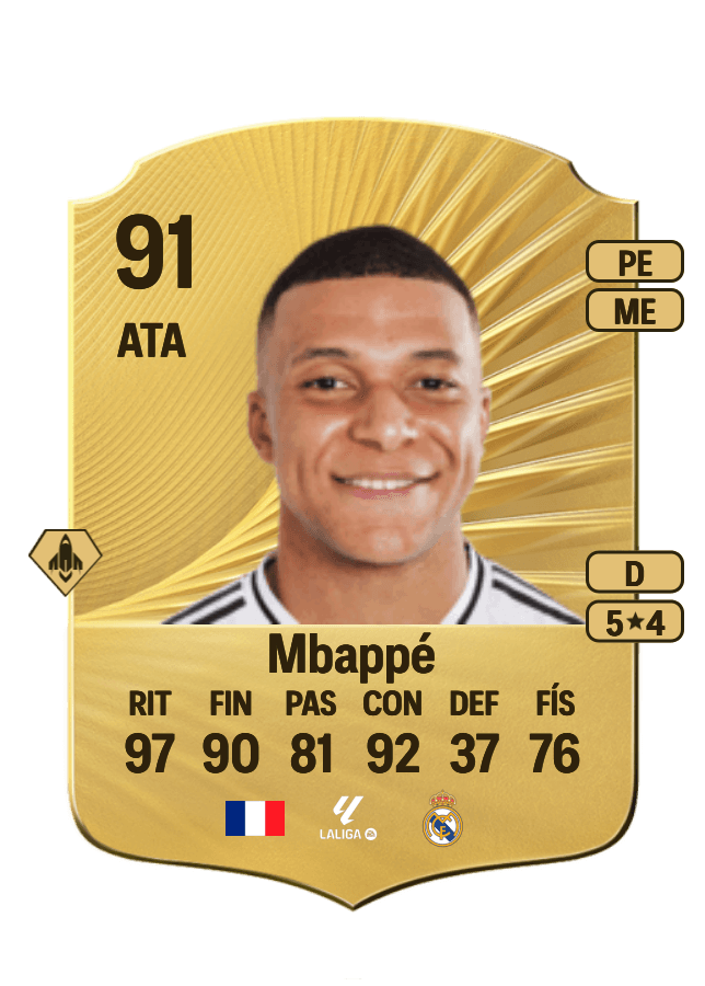 Kylian Mbappé card