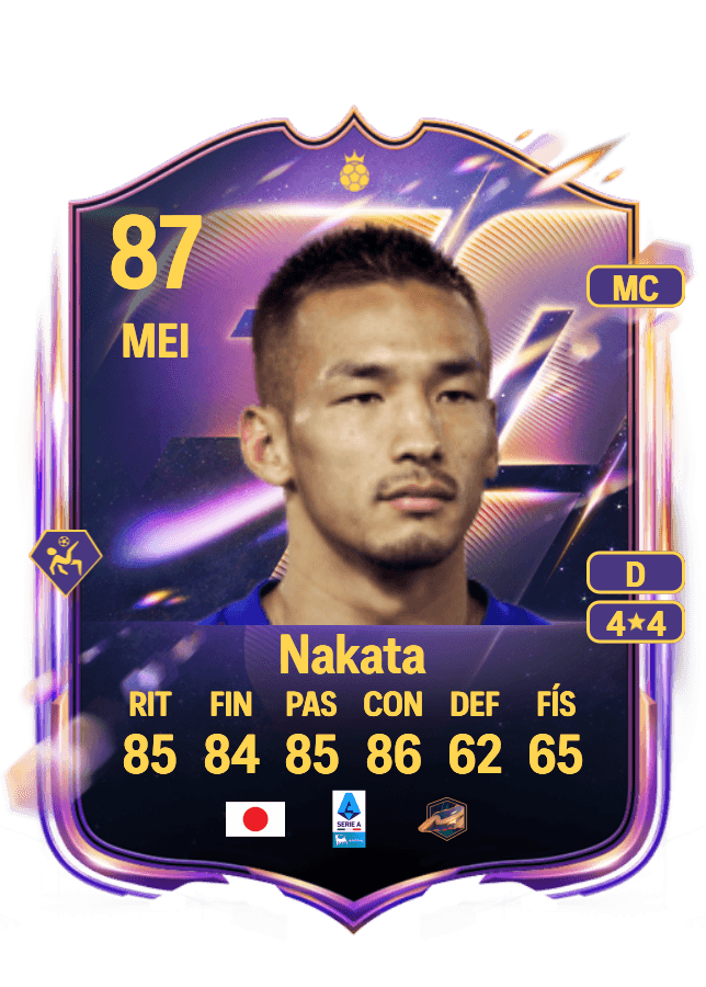 Hidetoshi Nakata card