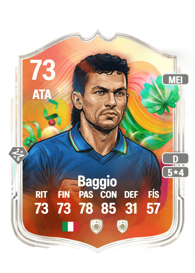 Roberto Baggio card
