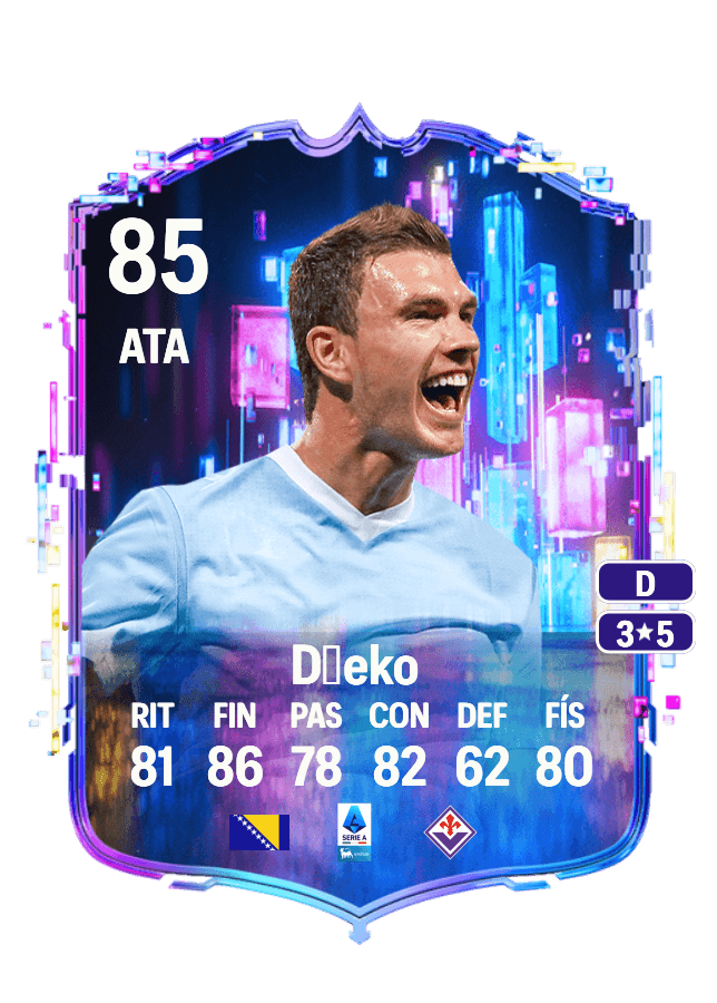 Edin Džeko card