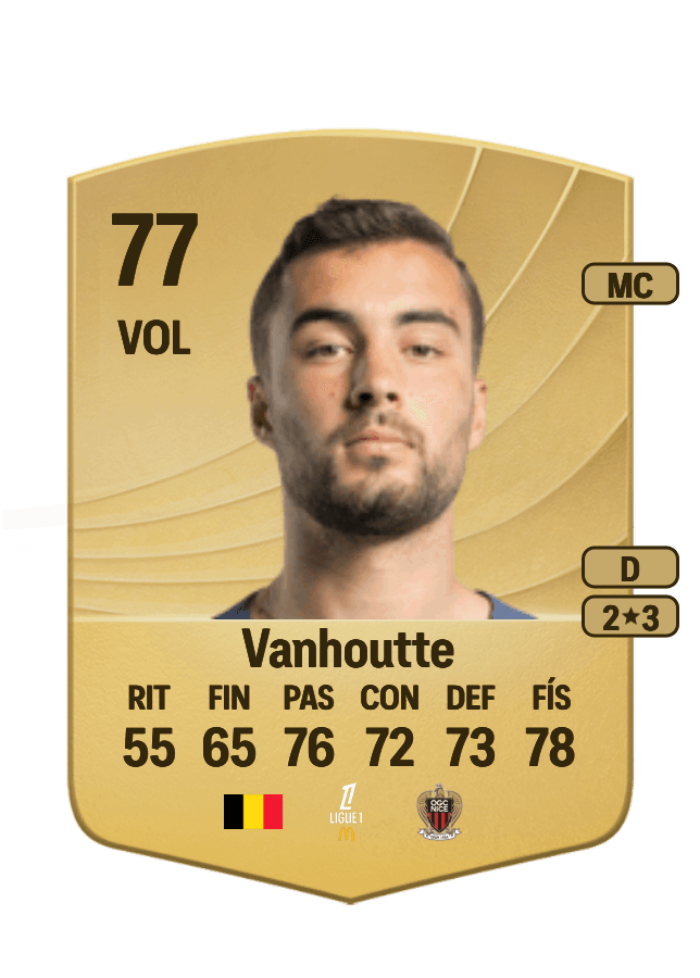 Charles Vanhoutte card