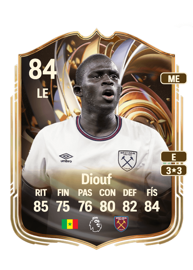 El Hadji Malick Diouf card