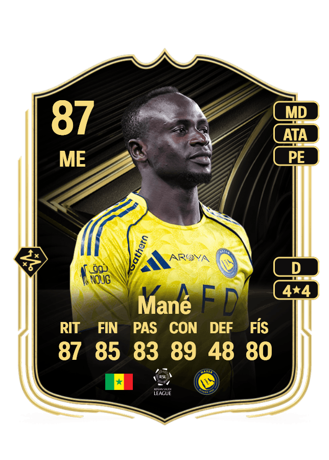 Sadio Mané card