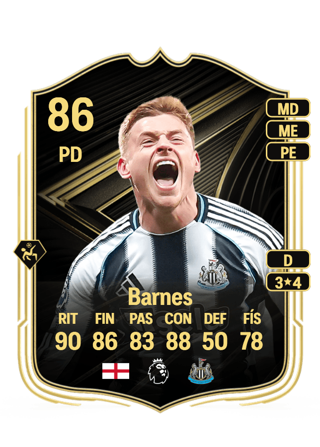 Harvey Barnes card