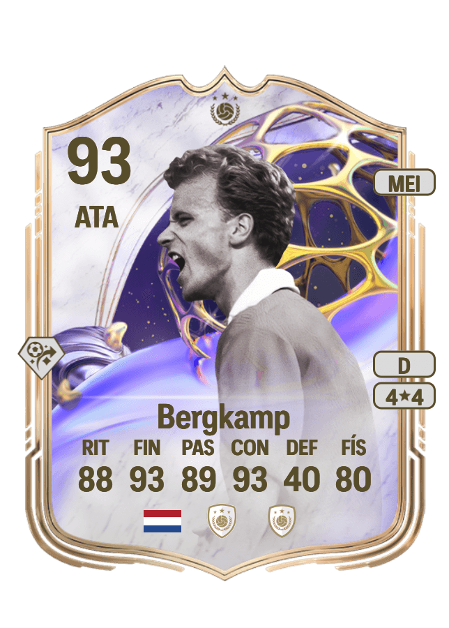 Dennis Bergkamp card