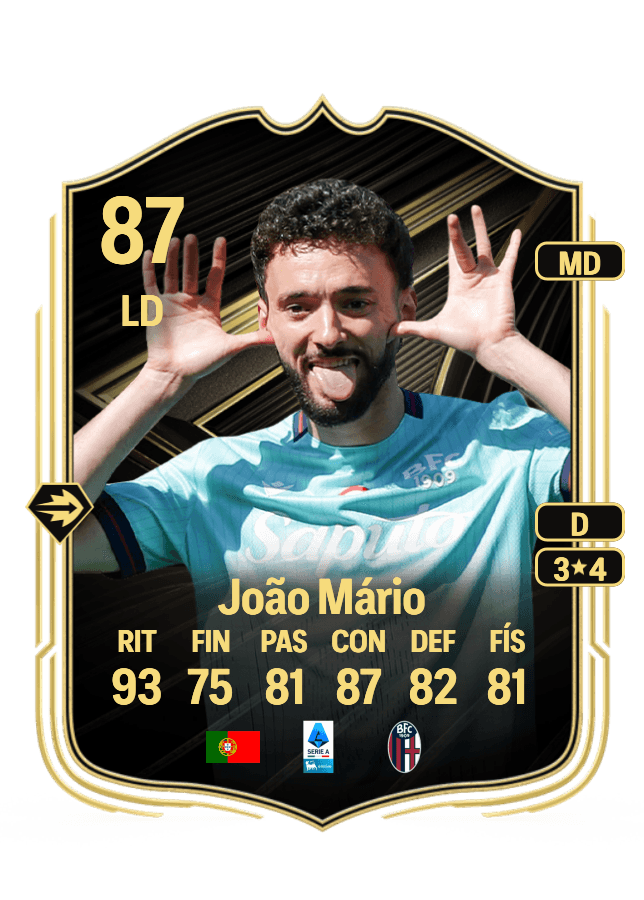 João Mário card