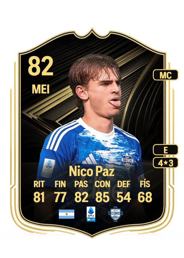 Nico Paz card