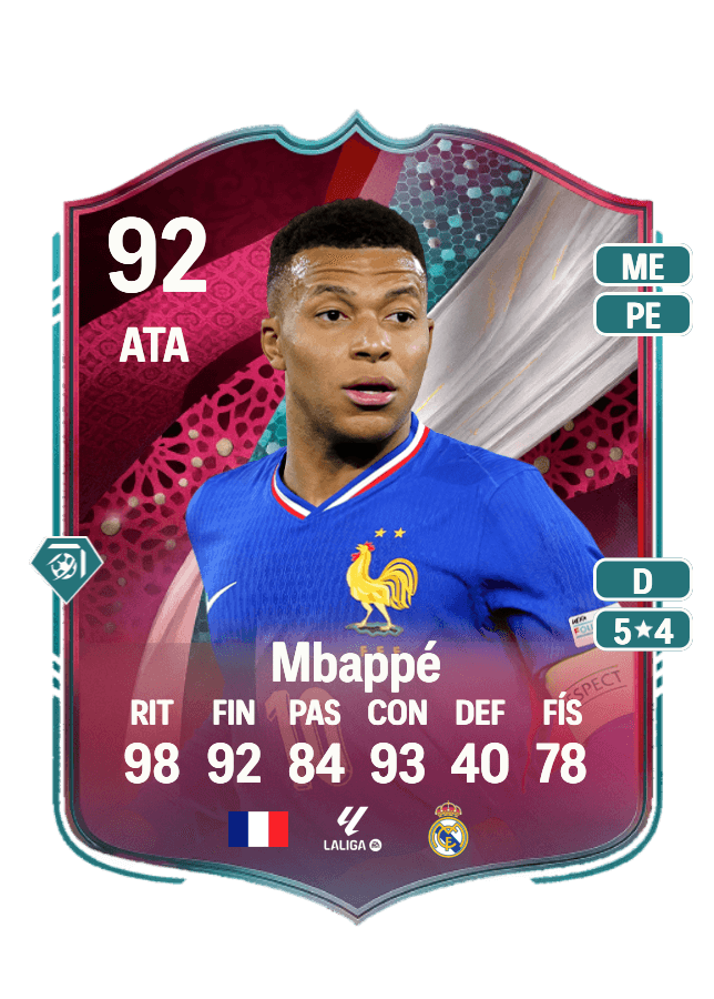 Kylian Mbappé card