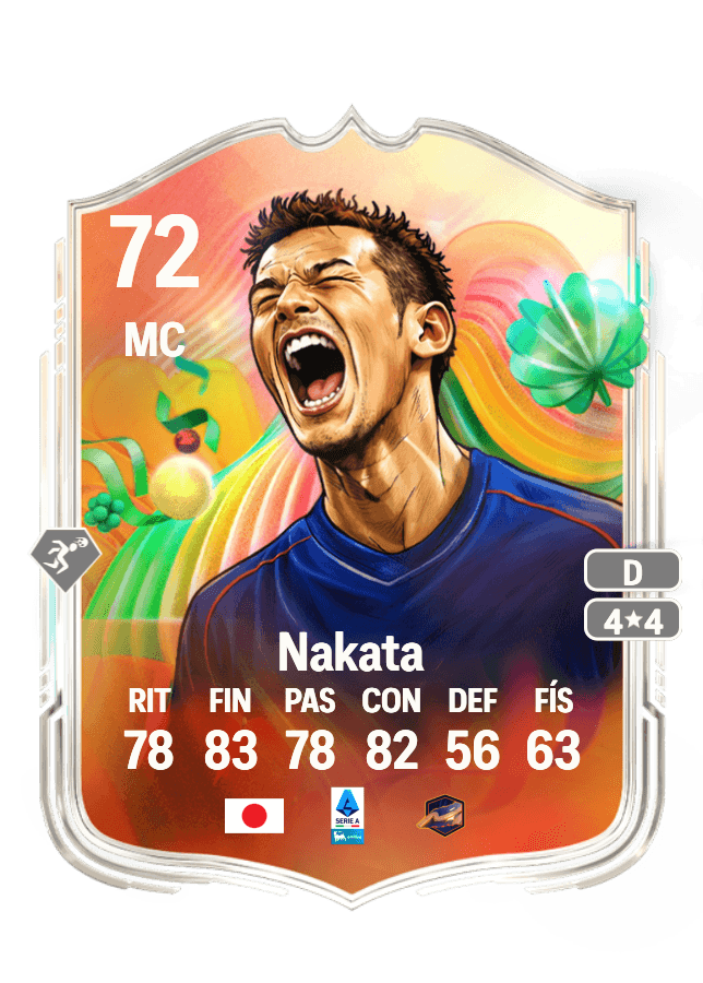 Hidetoshi Nakata card