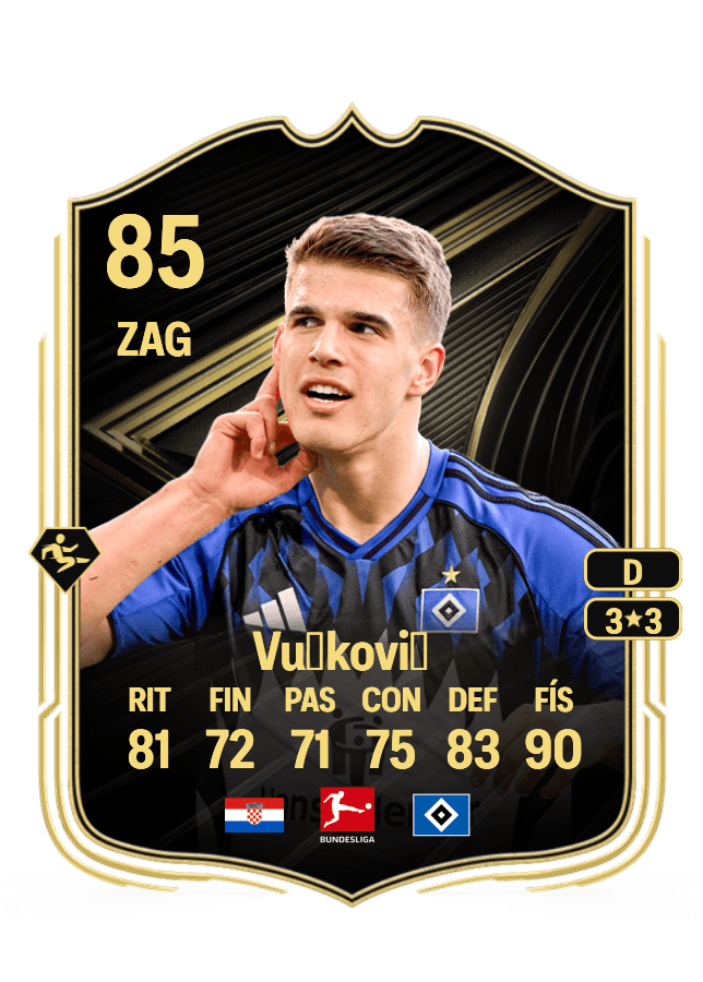Luka Vušković card