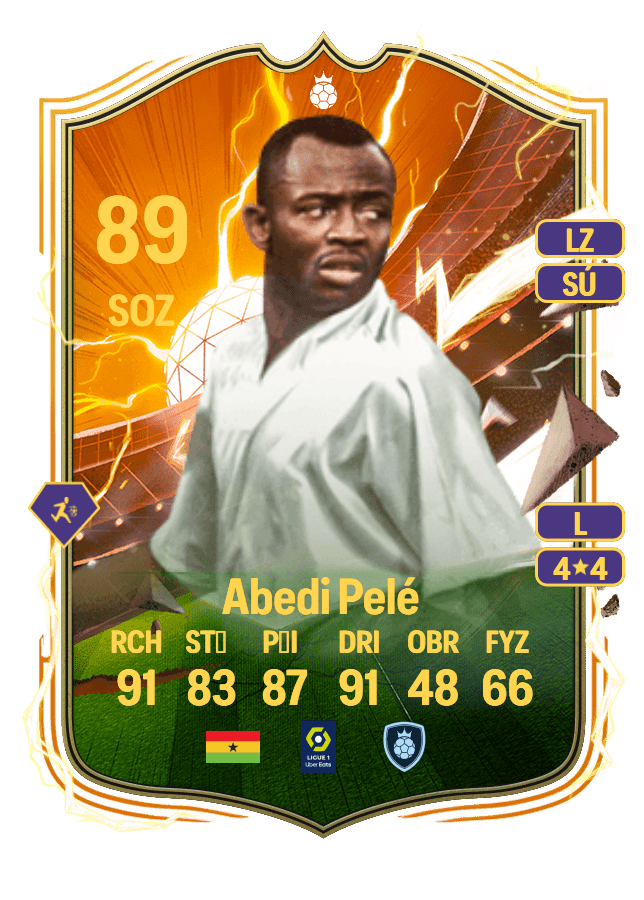 Abedi Pelé card