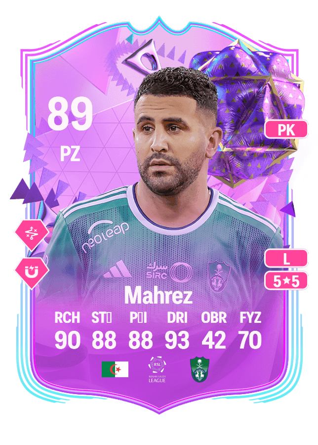 Riyad Mahrez card